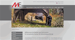 Desktop Screenshot of mehler-law-enforcement.de